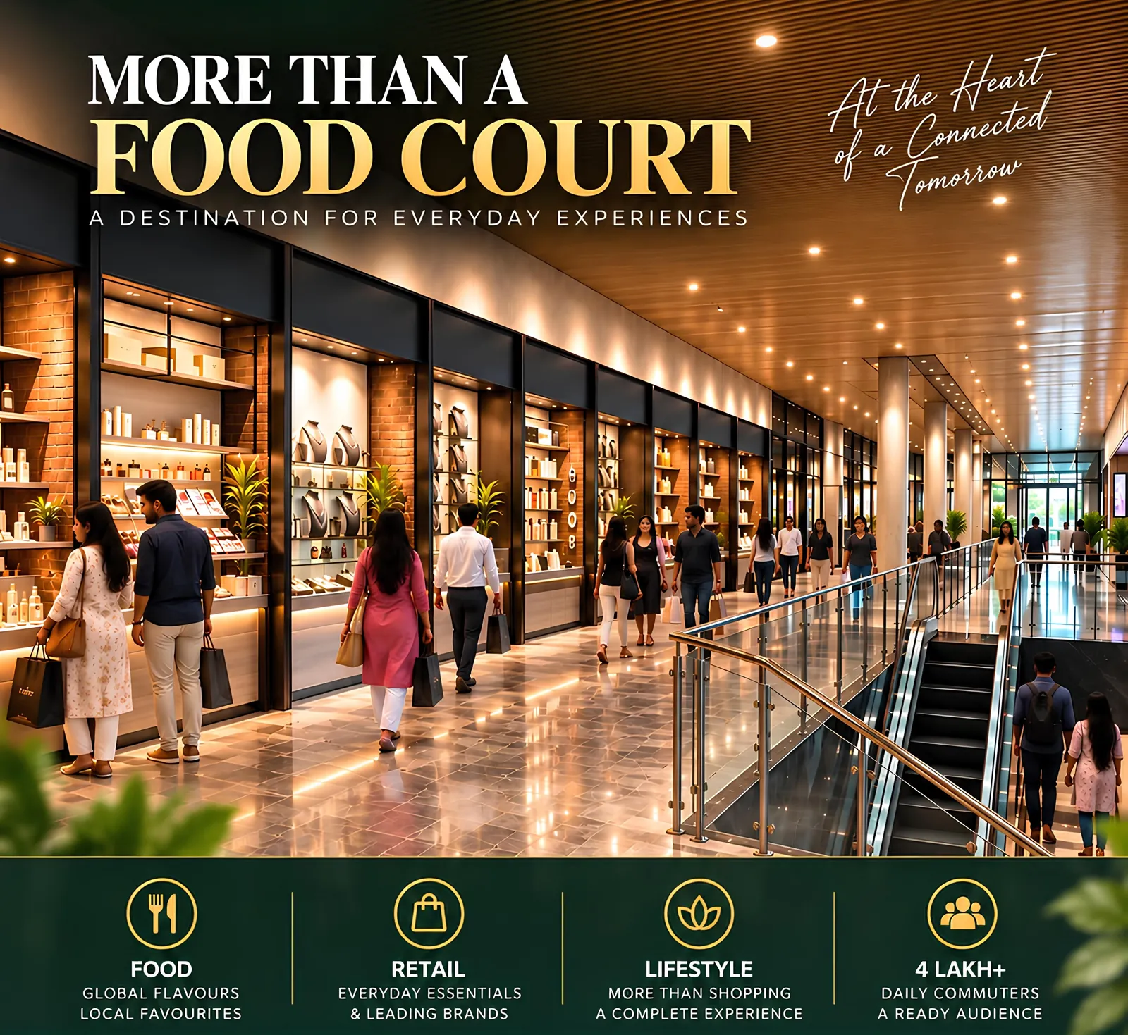 Urban Bay commercial shops for lease in Anand Vihar RRTS